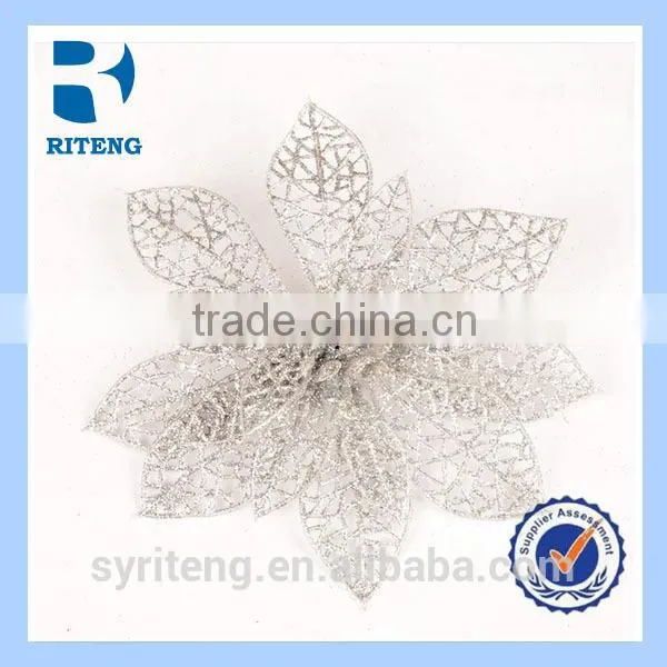 Christmas Decoration Gift Plastic Christmas Flower photo-2