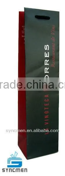 High Quality Bottle Paper Bag Wholesale (120 Gsm) photo-3