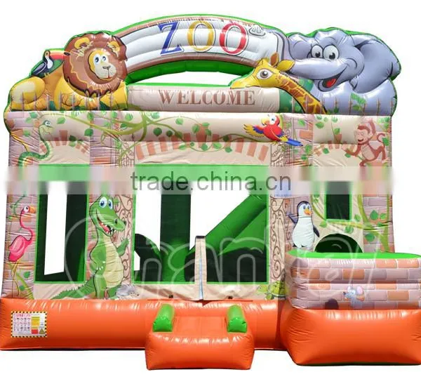 Inflatable Bouncer, Zoo Bouncer, Inflatable Jumping Bouncer