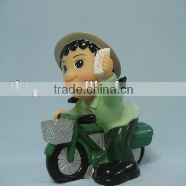 Postman With Motorcycle Saving Box photo-2
