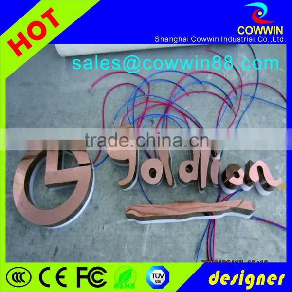 Decorative LED Illuminated Halo Shop Sign Backlit Channel Letter photo-4