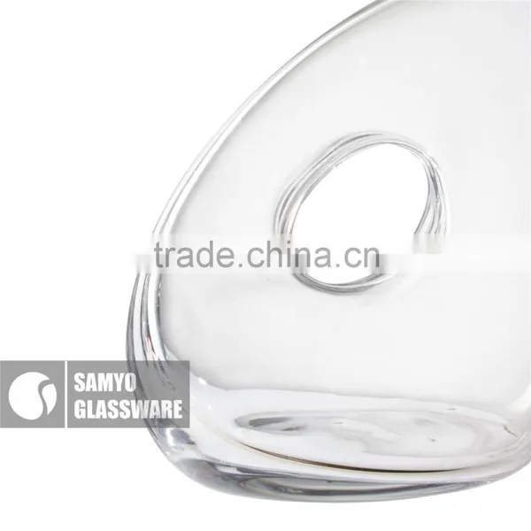 Samyo Handmade Classical Style Slant Crystal Glass Water Wine Decanter photo-4