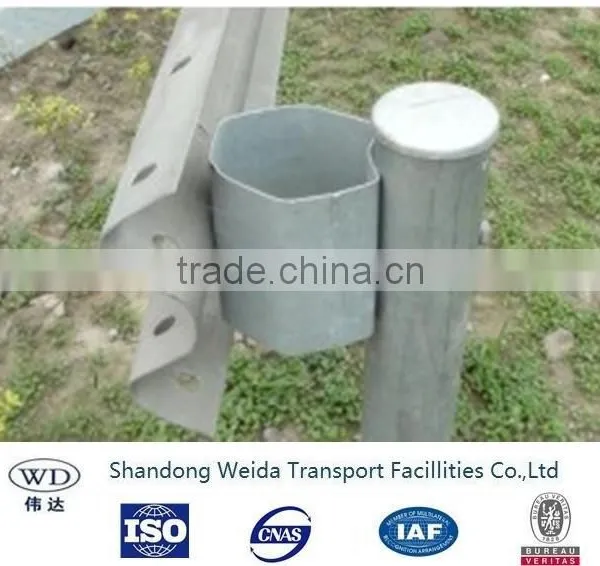 Corrugated Beam Guardrail Fence Round Post photo-3