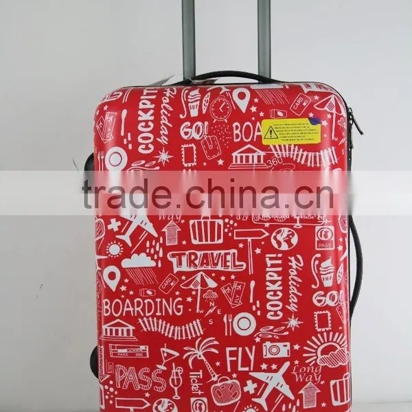 Beautiful Printed ABS+PC Trolley Luggage Case photo-2