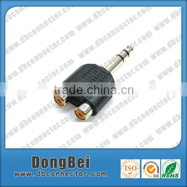 Rca Connectors 3.5mm Stereo Plug to 2female Rca Plug Connector Cables