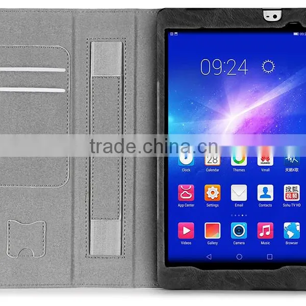 In Store Colorful Handheld Card Slots Fashion Faux Leather Cover for Huawei M2 8 Inch photo-2