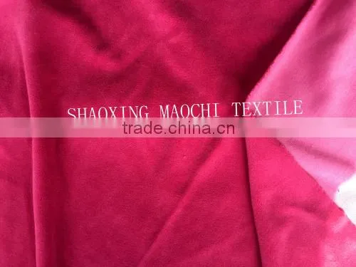 2015 New Design 100%polyester Imitation Cotton Velure Fabric for Sport Wear, Pillows, Toys and so on photo-4
