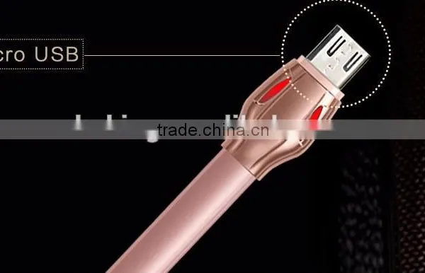 2.1A Noodles USB Data Cable for Android Phones Remax LED Light Data Cable photo-2