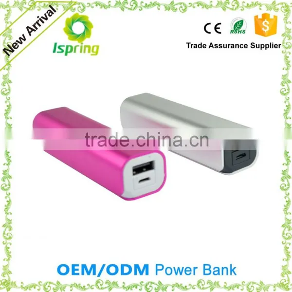 Emergency USB Cheap Power Bank 2600 Mah Cylinder Metal Power Bank photo-6