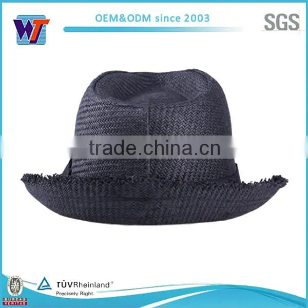 2015 Felt Satin Kippah Brim Hat Bulk Top Hats for Men photo-4
