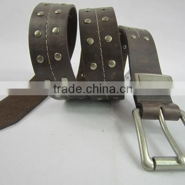 Mens Rivet Metalstud Belt for Men photo-4