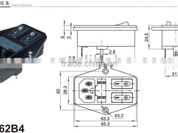 12 Volt 3.5*1.3mm Dc Adapter Connector via Power Cable,Mini DC Power Jack photo-6
