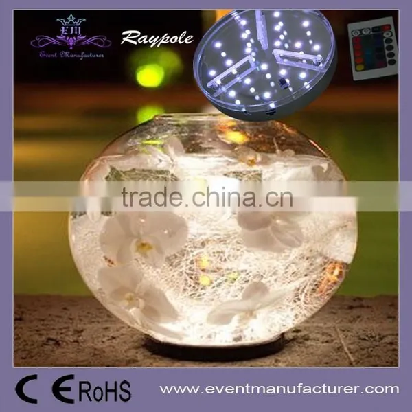 Crystal Wedding Table Centerpiece Under Vase LED Base Light for Wedding Centerpiece/led Centerpiece Light