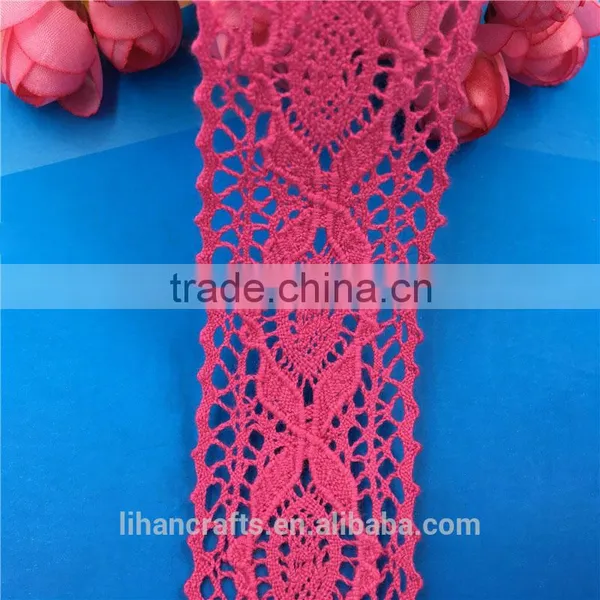 H0038A Elegant Lace Ribbon, 100% Cotton Lace ,Crocheted Lace photo-2