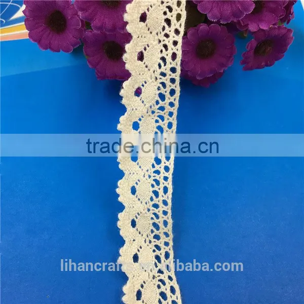 Wholesale High Quality H0727C3 Lace Ribbon,Crocheted Lace,100% Cotton Lace photo-2
