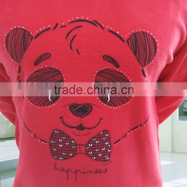 Kevince Women Polar Fleece Homewear Pyjamas Set Knitting Pajama MOQ1000 Sets OEM Factory Directly photo-3