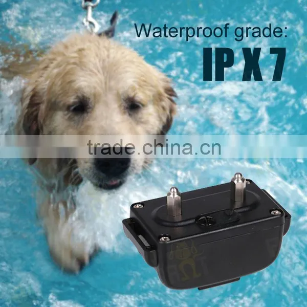 Super Simple Rechargeable Waterproof Remote Control Electric no Bark Dog Training Shock Collar photo-6
