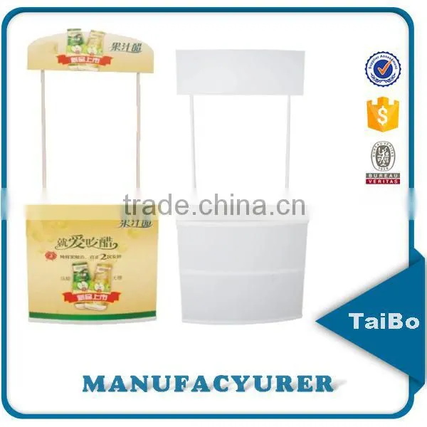 marketing plastic booth advertising promotion table counter