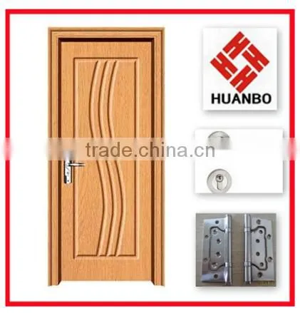 High Quality Pvc Mdf Wooden Door Design M08 photo-3