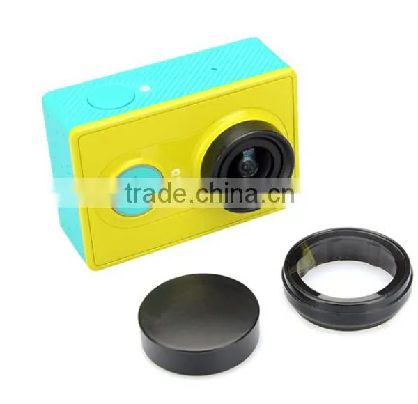 Low cost In Stock UV Filter Lens Cap Lens Cover for Xiaomi Yi Sports Camera Accessories