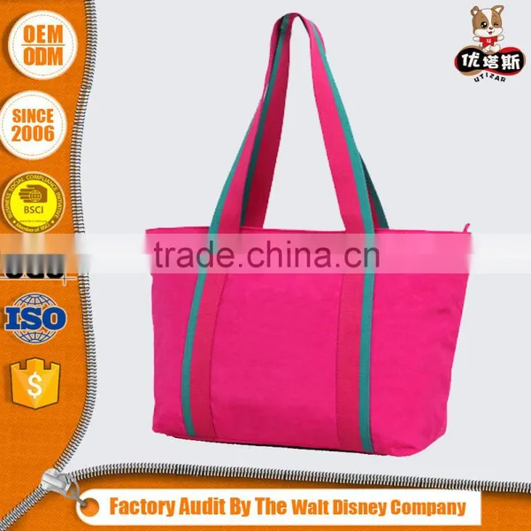 Striped Canvas Beach Bag Promotion