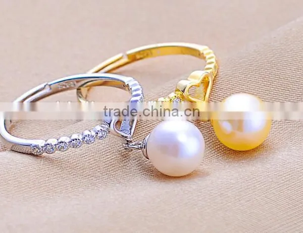 Elegant South Sea Pearl Rings for Mother's Day Jewelry Factory Wholesale photo-2