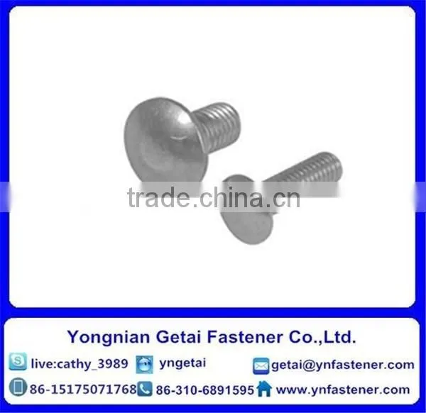 Round Head Bolts,Grade A,B,C, With Black /yellow Zinc Plated/blue White photo-6