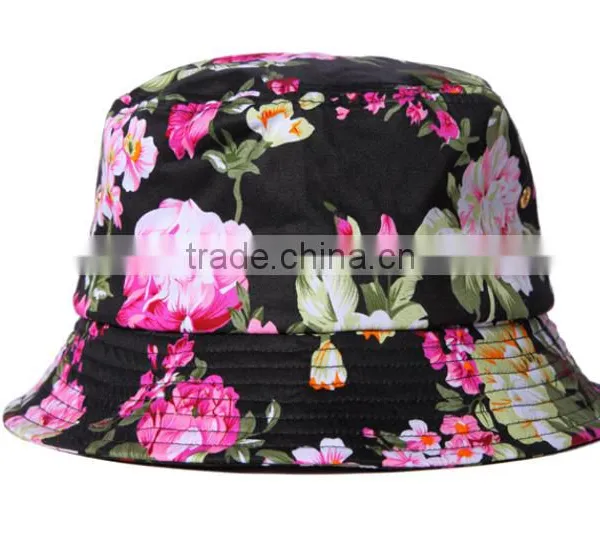 High Quality New Style Women Bucket Hat ,girl Bucket Hat ,polo Cotton Bucket Hat photo-3