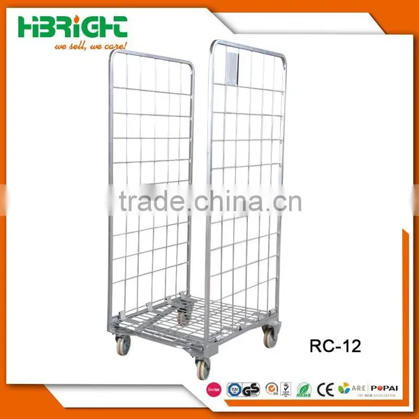 Hot Sale Nestable 2 Sides Roll Container Metal With Low Price photo-3