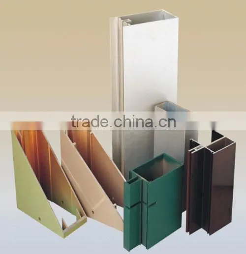 New Product Architectural Aluminium Profiles For Curtain Wall