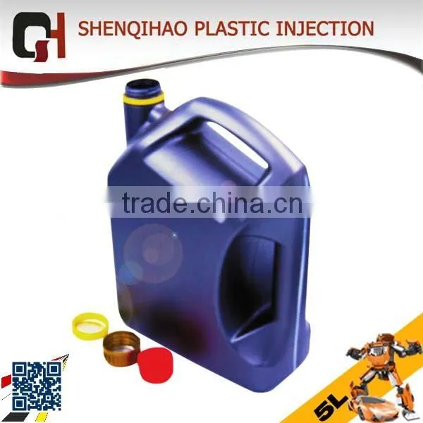 Lubricating Oil Empty 5L Plastic Jerrycan Blowing Molding 5L Pet Plastic Bottle