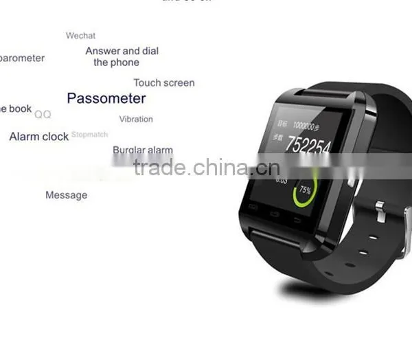 2016 Hot Sale ce Rohs Cheap Bluetooth Smart Watch u8 photo-5