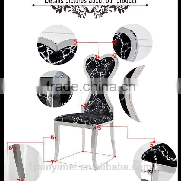 Wholesale Hotel Used Golden Stainless Steel Chair photo-2