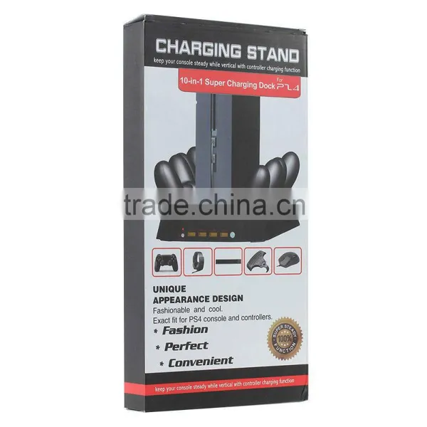 Multi-functional Charging Stand W/ Built-in Cooling Fans & Quad USB Ports For PS4 Console And Controllers photo-6