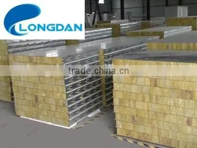 Fireproofing Materials Cheap Rock Wool Sandwich Roof Panels for Building photo-5