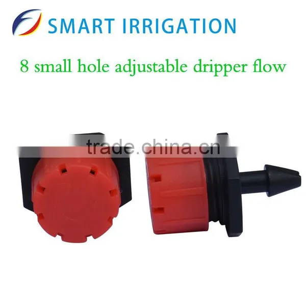 Drip Irrigation System 8 Small Holes Adjustable Flow Dripper photo-2