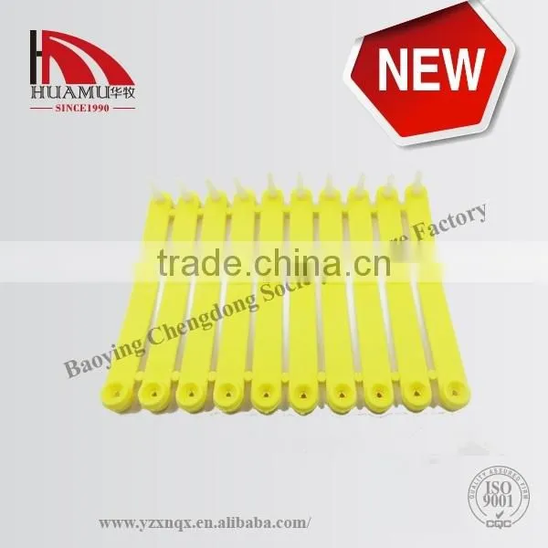Poultry Wing Tag 35*5 mm Yellow One Piece Ear Tag photo-3