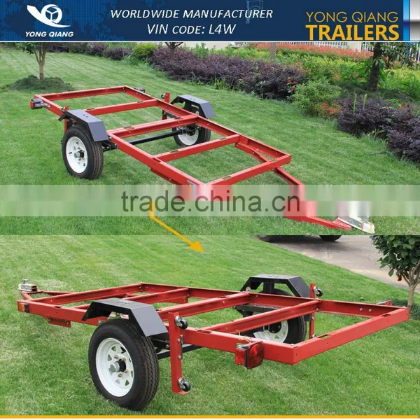 4 x 8ft Folding Red Utility Trailers With Powder Coated photo-2