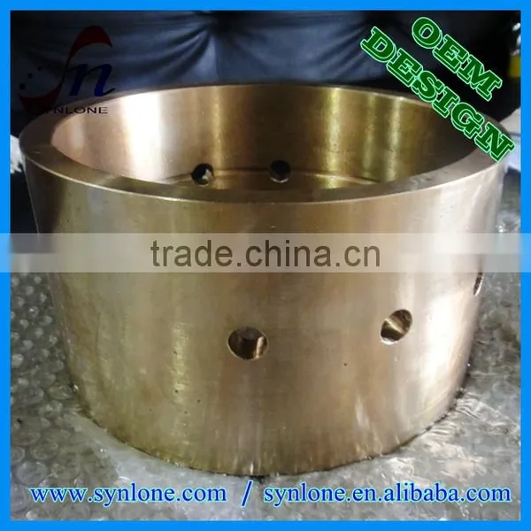 OEM Precision Casting Bushing Cylinder, Custom Bronze Casting photo-2