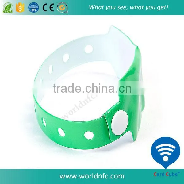 Disposable PVC TK4100 Wristband Access Control photo-3