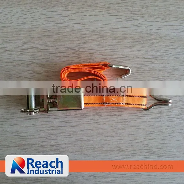 1 Inch Ratchet Tie Down Strap With Double J Hook photo-2