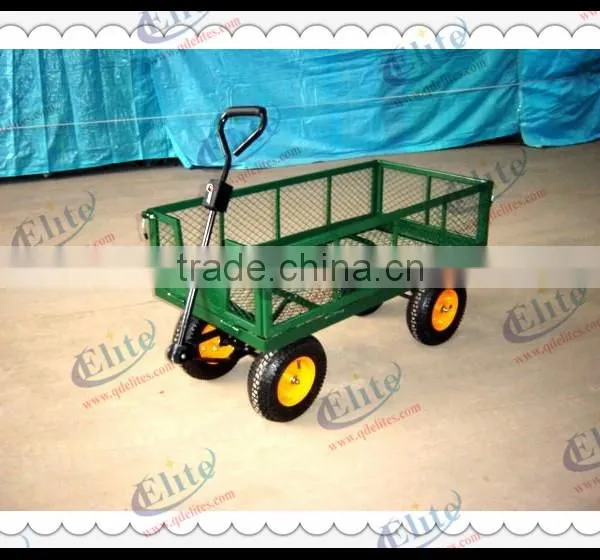 Folding Hand Push Cart for Garden Made in Qingdao photo-2