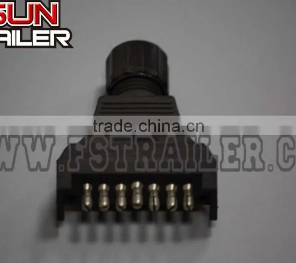 7 Pin Round Plug and 7 Pin Flat Plug for Sale photo-5