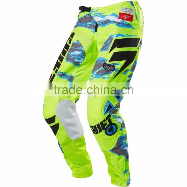 Top Quality Motocross Pant MX Pant Custom Neon Sublimation Motocross Pant Leather Protection On Knee Get Your Own Design photo-3