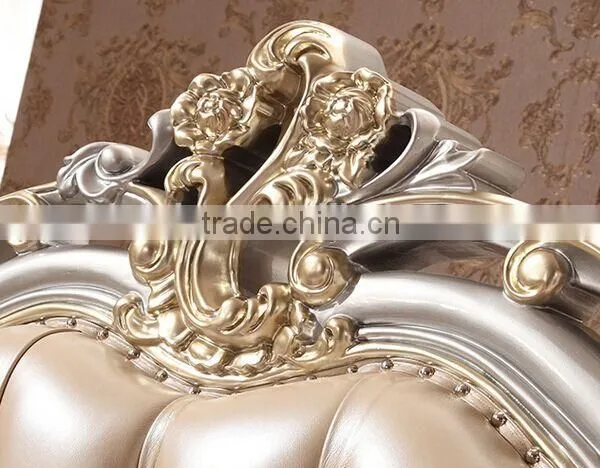 Bisini Luxury Furniture Bed, Exquisite Bedroom Furniture King Size Bed, Wooden Bedroom Furniture Set (BF01-ML010) photo-4