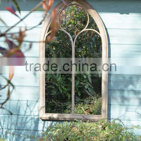 Gothic Antirust Wrought Iron Decorative Mirror Wall Mirror photo-2