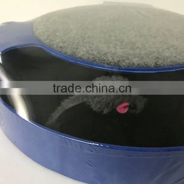 Funny Pet Cat Toy Scratch Pad With Rotating Mouse photo-2