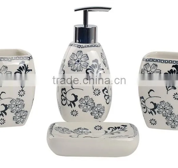 Antique Rectangular Ceramic Bathroom/washroom Accessories photo-5