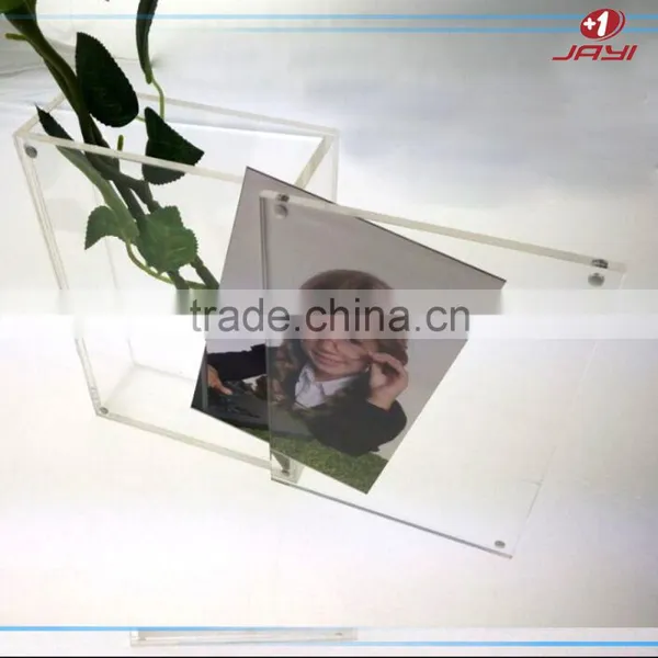Hot Sale Wholesale Acrylic Clear Green and Black Tall Glass Vases photo-6