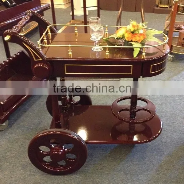 Classical Liquor Service Cart Wine Trolley for Hotel C-31 photo-2